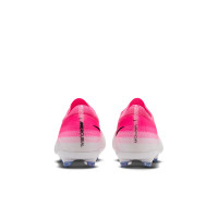 Nike Mercurial Vapor 17 Pro (FG) Gras Voetbalschoenen Kids Felroze Wit Zwart