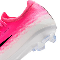 Nike Mercurial Vapor 17 Pro (FG) Gras Voetbalschoenen Kids Felroze Wit Zwart
