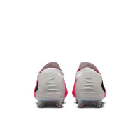 Nike Phantom 6 Low Elite (AG) Kunstgras Voetbalschoenen Wit Felroze Zwart