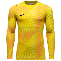 Nike Dri-FIT Gardien VI Long Sleeve Goalkeeper Shirt Light Yellow Black