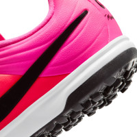 Nike Tiempo Academy Maestro (TF) Turf Voetbalschoenen Felroze Zwart