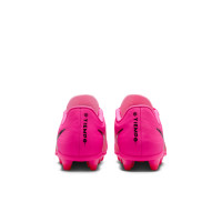 Nike Tiempo Maestro Club (MG) Gras / Kunstgras Voetbalschoenen Kids Felroze Zwart