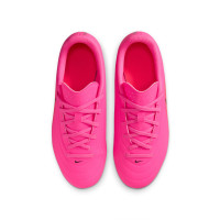Nike Tiempo Maestro Club (MG) Gras / Kunstgras Voetbalschoenen Kids Felroze Zwart