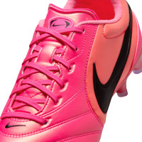 Nike Tiempo Pro Ligera (FG) Gras Voetbalschoenen Felroze Zwart