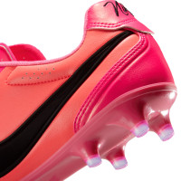 Nike Tiempo Pro Ligera (FG) Gras Voetbalschoenen Felroze Zwart