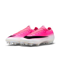 Nike Mercurial Vapor 17 Pro (FG) Gras Voetbalschoenen Felroze Wit Zwart