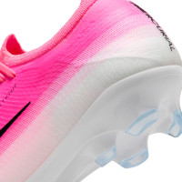 Nike Mercurial Vapor 17 Pro (FG) Gras Voetbalschoenen Felroze Wit Zwart