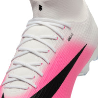 Nike Mercurial Superfly 11 Academy (MG) Gras / Kunstgras Voetbalschoenen Felroze Wit Zwart