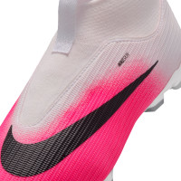Nike Mercurial Superfly 11 Academy (MG) Gras / Kunstgras Voetbalschoenen Kids Felroze Wit Zwart