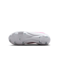 Nike Mercurial Vapor 17 Academy (MG) Gras / Kunstgras Voetbalschoenen Kids Felroze Wit Zwart