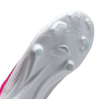Nike Mercurial Vapor 17 Academy (MG) Gras / Kunstgras Voetbalschoenen Kids Felroze Wit Zwart