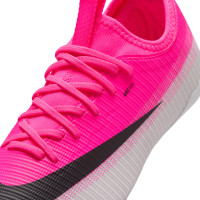 Nike Mercurial Vapor 17 Academy (MG) Gras / Kunstgras Voetbalschoenen Kids Felroze Wit Zwart