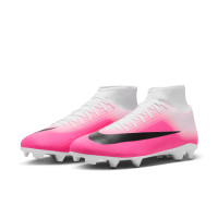 Nike Mercurial Superfly 11 Club (MG) Gras / Kunstgras Voetbalschoenen Felroze Wit Zwart