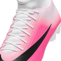 Nike Mercurial Superfly 11 Club (MG) Gras / Kunstgras Voetbalschoenen Felroze Wit Zwart