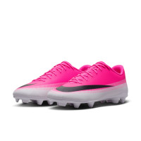Nike Mercurial Vapor 17 Club (MG) Gras / Kunstgras Voetbalschoenen Felroze Wit Zwart