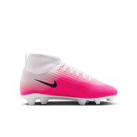 Nike Mercurial Superfly 11 Club (MG) Gras / Kunstgras Voetbalschoenen Kids Felroze Wit Zwart