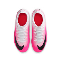 Nike Mercurial Superfly 11 Club (MG) Gras / Kunstgras Voetbalschoenen Kids Felroze Wit Zwart