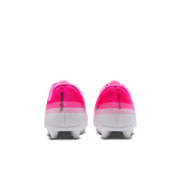 Nike Mercurial Vapor 17 Club (MG) Gras / Kunstgras Voetbalschoenen Kids Felroze Wit Zwart