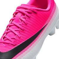 Nike Mercurial Vapor 17 Club (MG) Gras / Kunstgras Voetbalschoenen Kids Felroze Wit Zwart