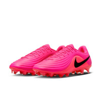 Nike Tiempo Maestro Academy Gras / Kunstgras Voetbalschoenen (MG) Felroze Zwart