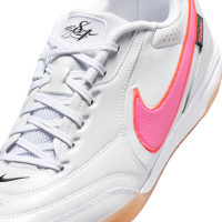 Nike Tiempo Street Football Boots Streetgato Premium White Hot Pink Black