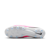 Nike Phantom 6 Low Pro (AG) Kunstgras Voetbalschoenen Wit Felroze Zwart