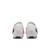 Nike Phantom 6 Low Pro (AG) Kunstgras Voetbalschoenen Wit Felroze Zwart