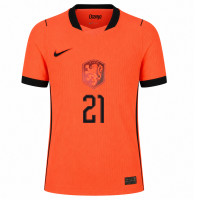 Nike Nederlands Elftal F. De Jong 21 Thuisshirt Authentic 2026-2028 Kids