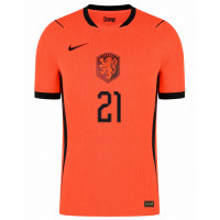 Nike Dutch Team F. De Jong 21 Authentic Home Shirt 2026-2028