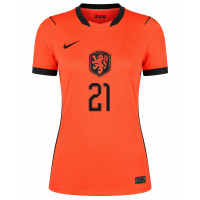 Nike Nederlands Elftal F. De Jong 21 Thuisshirt 2026-2028 Dames