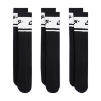 Nike Everyday Elevated Futura Crew Sokken 3-Pack Zwart Wit