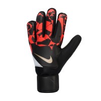 Nike Goalkeeper Gloves Match Black Bright Red Gold
