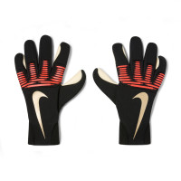 Nike Goalkeeper Gloves Dynamic Fit Black Bright Red Gold