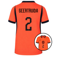 Nike Dutch Team Geertruida 2 Home Shirt 2026-2028 Kids