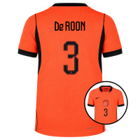 Nike Nederlands Elftal De Roon 3 Thuisshirt Authentic 2026-2028 Kids