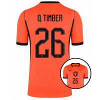 Nike Nederlands Elftal Q. Timber 26 Thuisshirt 2026-2028