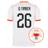 Nike Nederlands Elftal Q. Timber 26 Uitshirt Authentic 2026-2028
