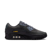 Nike Sneakers Air Max 90 Premium Zwart Antraciet Donkerblauw Geel