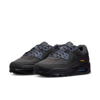 Nike Sneakers Air Max 90 Premium Zwart Antraciet Donkerblauw Geel