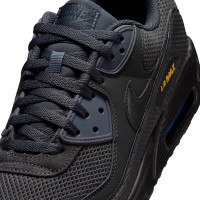 Nike Sneakers Air Max 90 Premium Zwart Antraciet Donkerblauw Geel