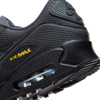 Nike Sneakers Air Max 90 Premium Zwart Antraciet Donkerblauw Geel