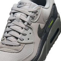 Nike Sneakers Air Max 90 Premium Beige Zwart Donkergrijs Neongroen