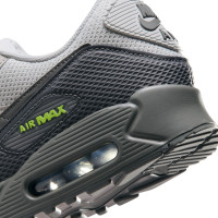 Nike Sneakers Air Max 90 Premium Beige Zwart Donkergrijs Neongroen