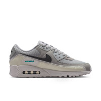 Nike Sneakers Air Max 90 Premium Grijs Zilvergrijs Zwart Turquoise