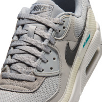 Nike Sneakers Air Max 90 Premium Grijs Zilvergrijs Zwart Turquoise
