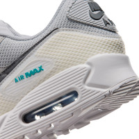 Nike Sneakers Air Max 90 Premium Grijs Zilvergrijs Zwart Turquoise