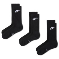 Nike Elevated Everyday Crew Sokken 3-Pack Zwart Wit