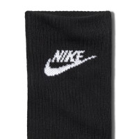 Nike Elevated Everyday Crew Sokken 3-Pack Zwart Wit