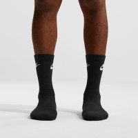 Nike Elevated Everyday Crew Sokken 3-Pack Zwart Wit