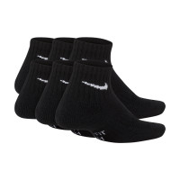 Nike Sokken Everyday Halfhoog 6-Pack Kids Zwart Wit
